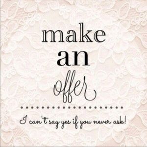 Feel free to make an offer on any item!